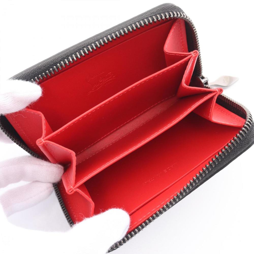 Christian Louboutin PANETTONE wallet/coin case, leather, women's, black, 3175223 - Picture 3 of 6